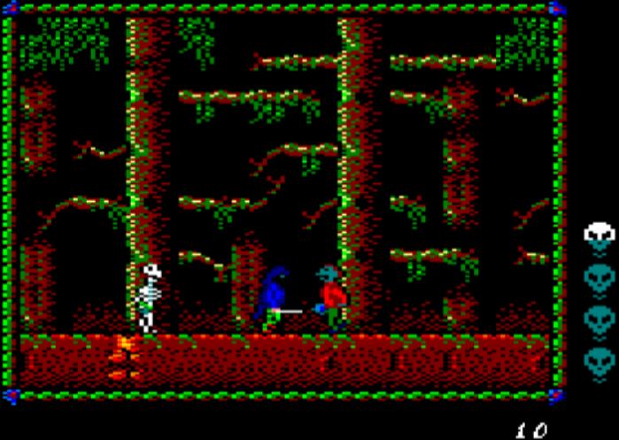 Death Stalker - Amstrad CPC game screenshot (1988) by Code Masters